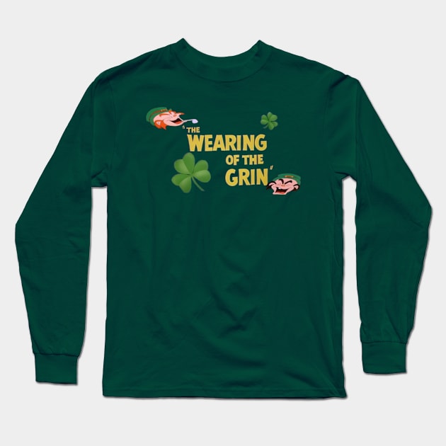 Wearing of the Grin Long Sleeve T-Shirt by valgunn
